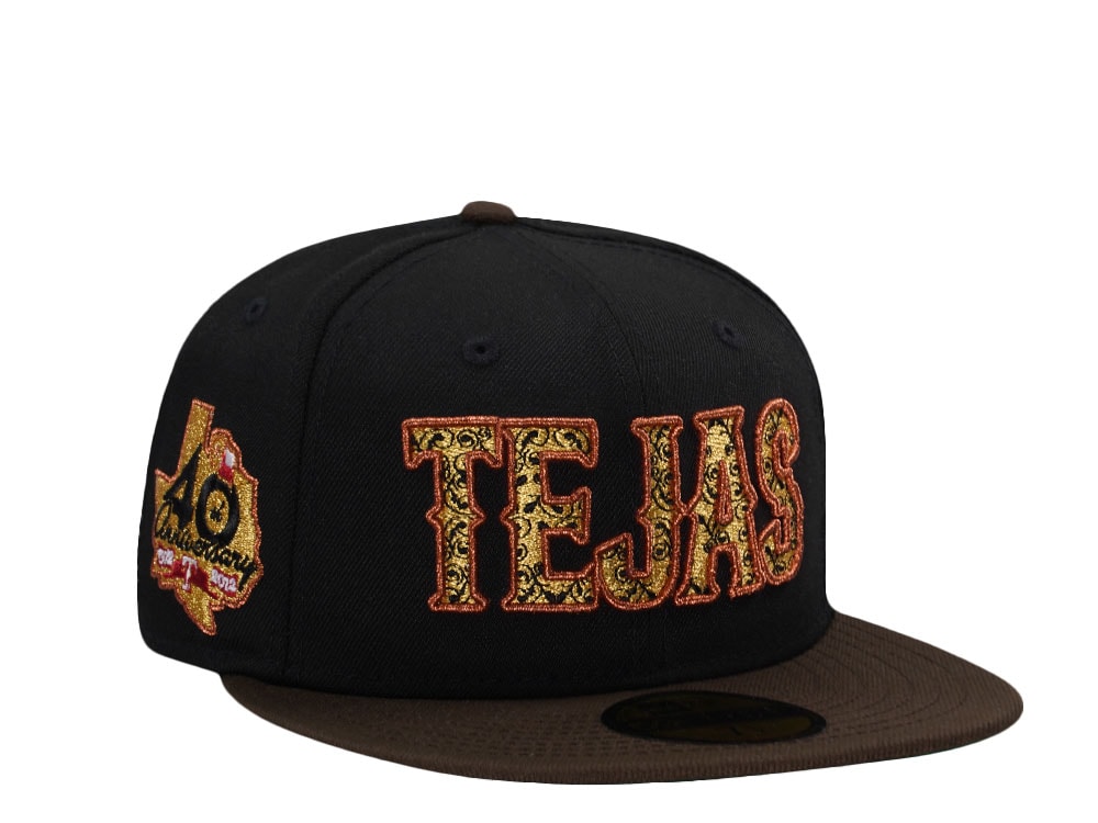 New Era Texas Rangers 40th Anniversary Walnut Two Tone Edition 59Fifty Fitted Casquette