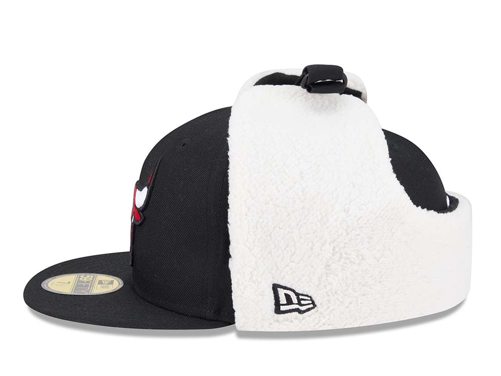 New Era Chicago Bulls Classic Black 59Fifty Dogear Fitted Casquette