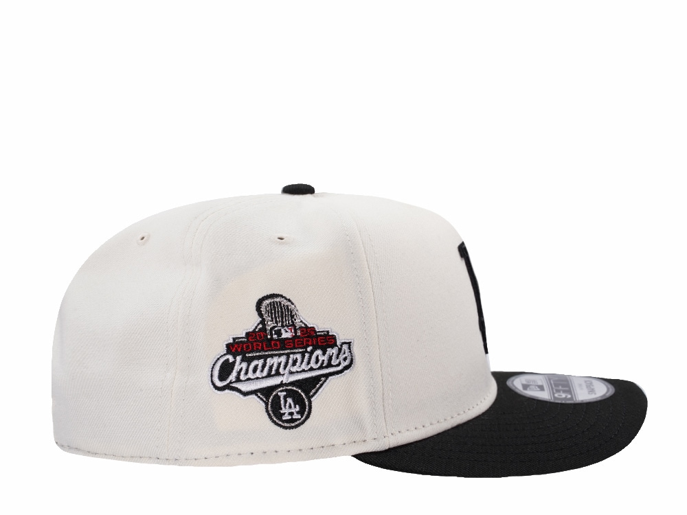 New Era Los Angeles Dodgers World Series Champions 2025 Chrome Two Tone Edition 9Fifty A Frame Snapback Casquette