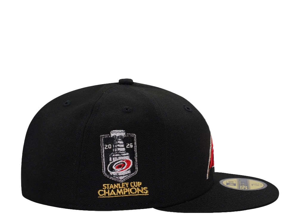 New Era Carolina Hurricanes Stanley Cup Champions 2026 Black Prime Edition 59Fifty Fitted Casquette
