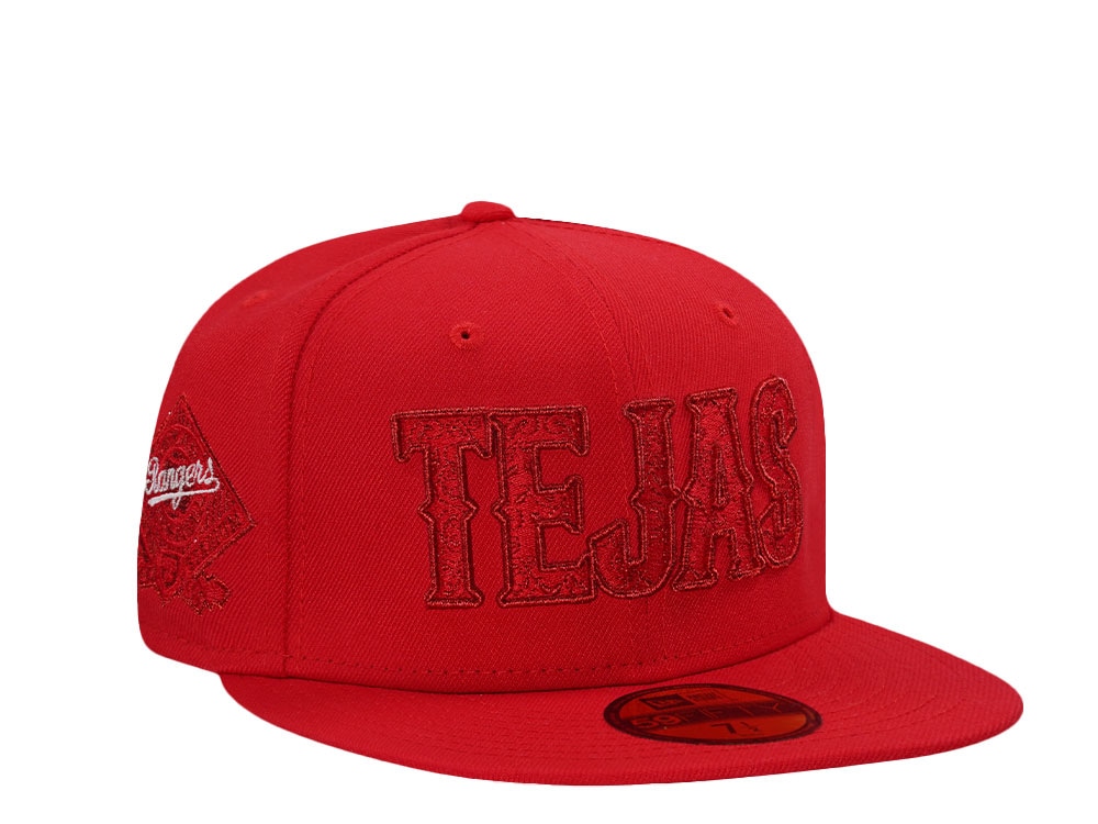 New Era Texas Rangers Arlington Stadium Fire Red Prime Edition 59Fifty Fitted Casquette
