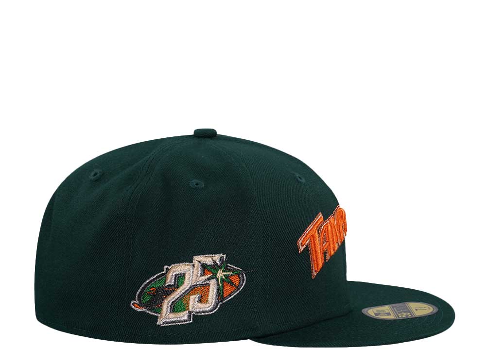 New Era Tampa Bay Rays 25th Anniversary Dark Green Prime Edition 59Fifty Fitted Casquette
