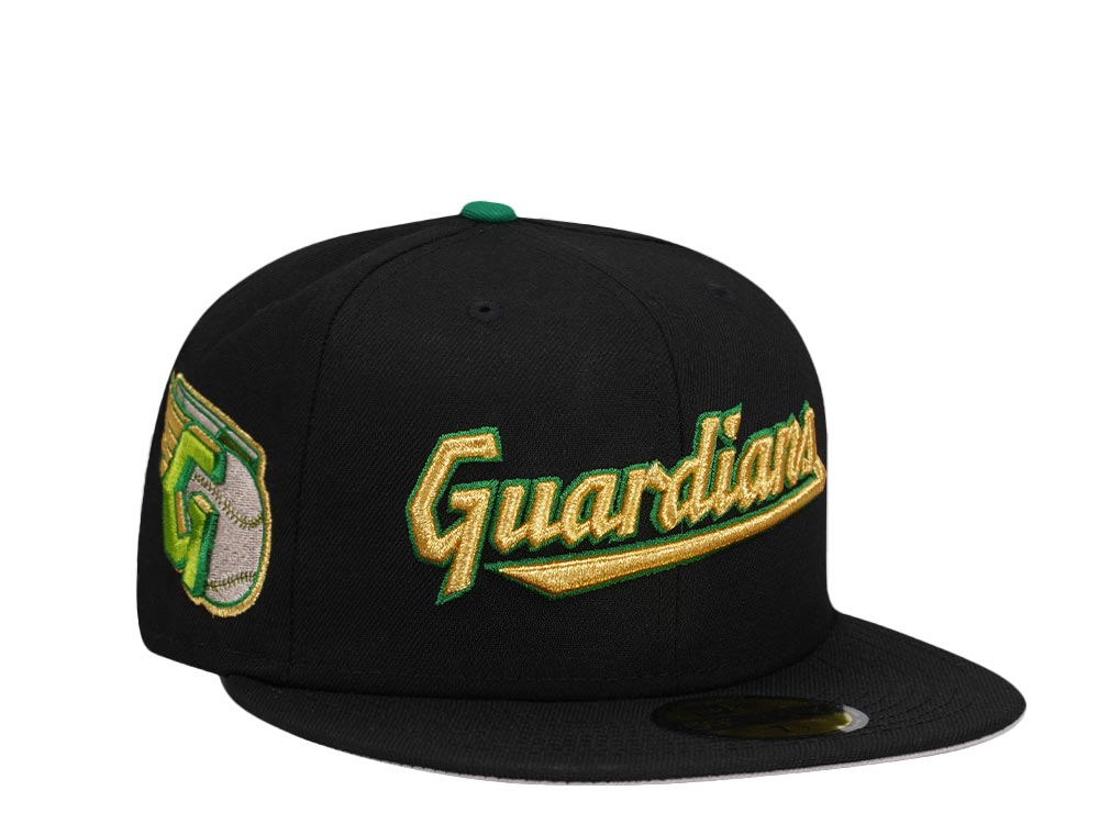 New Era Cleveland Guardians Black Gold Prime Edition 59Fifty Fitted Casquette