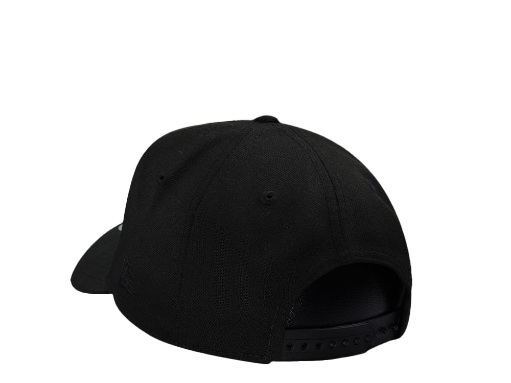 New Era Los Angeles Dodgers Lettering Black 9Forty A Frame Snapback Casquette