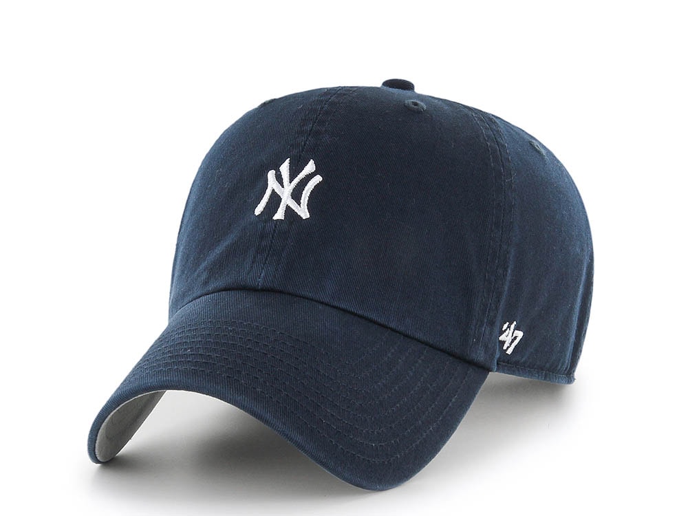 47 Brand New York Yankees Base Runner Navy Edition Clean Up Strapback Casquette