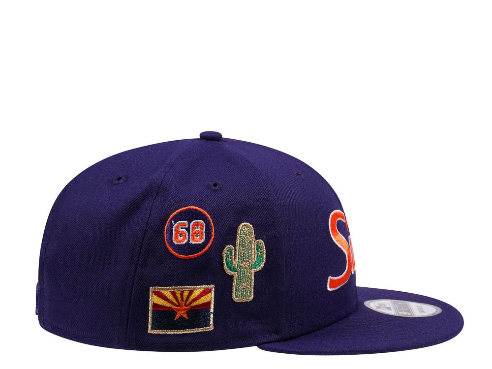 New Era Phoenix Suns Throwback Icons Edition 9Fifty Snapback Casquette