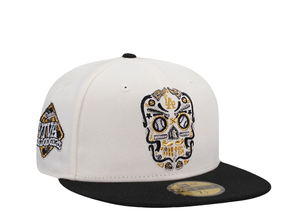 New Era Los Angeles Dodgers Viva Los Dodgers Skull Chrome Two Tone Edition 59Fifty Fitted Casquette