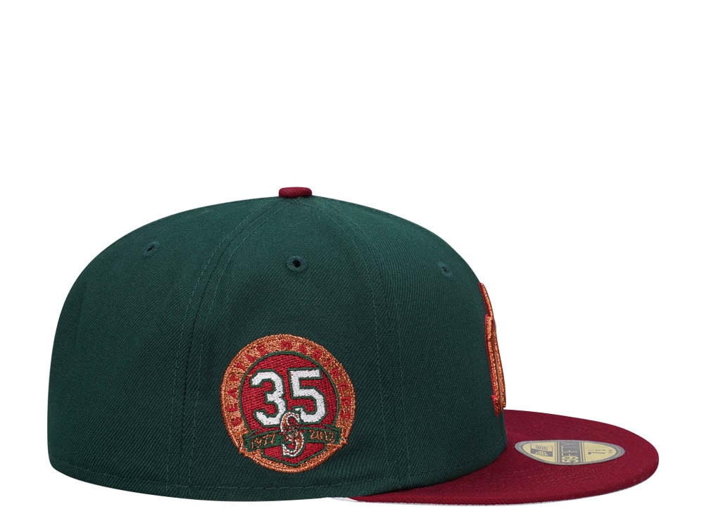 New Era Seattle Mariners 35th Anniversary Colorflip Trident Prime Two Tone Edition 59Fifty Fitted Casquette