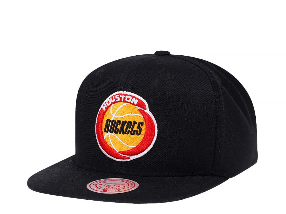 Mitchell & Ness Houston Rockets Wool Solid Snapback Casquette
