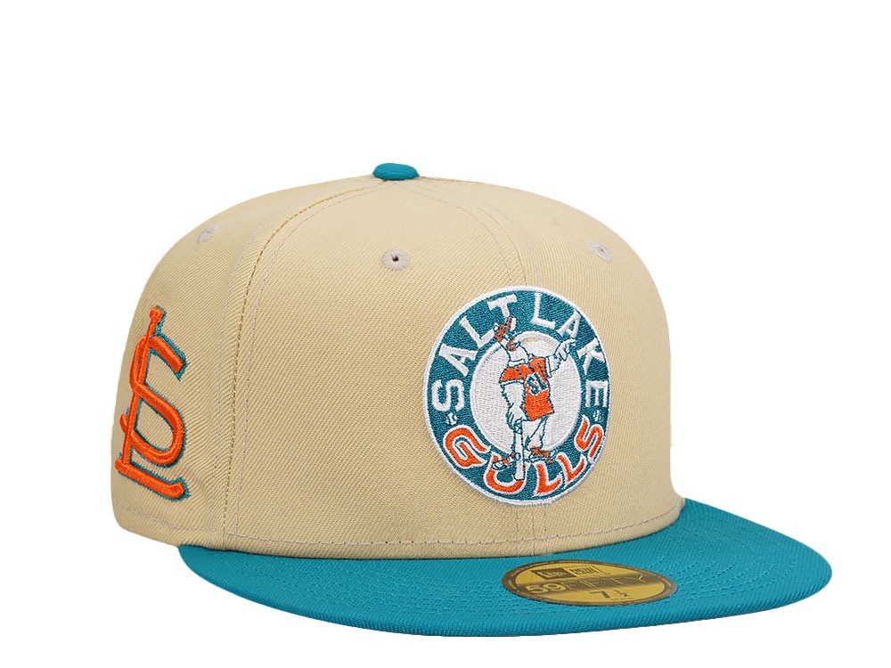 New Era Salt Lake Gulls Vegas Gold Two Tone Prime Edition 59Fifty Fitted Casquette