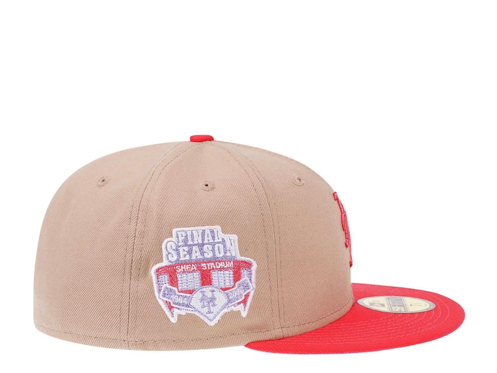 New Era New York Mets Shea Stadium Final Season Lava Sands Edition 59Fifty Fitted Casquette