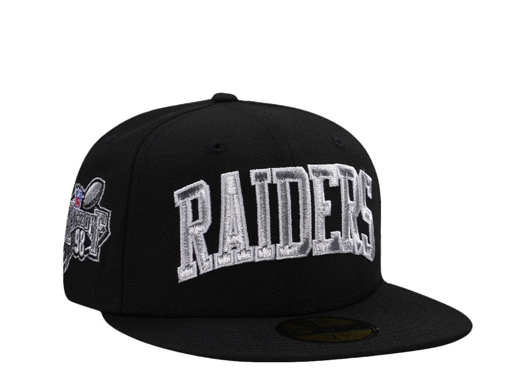 New Era Las Vegas Raiders Kickoff 1998 Metallic Prime Edition 59Fifty Fitted Casquette
