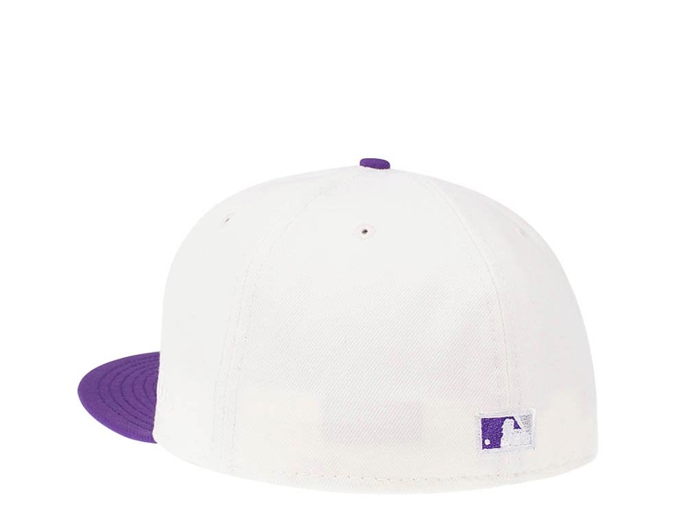 New Era Colorado Rockies 20th Anniversary Cream Two Tone Edition 59Fifty Fitted Casquette