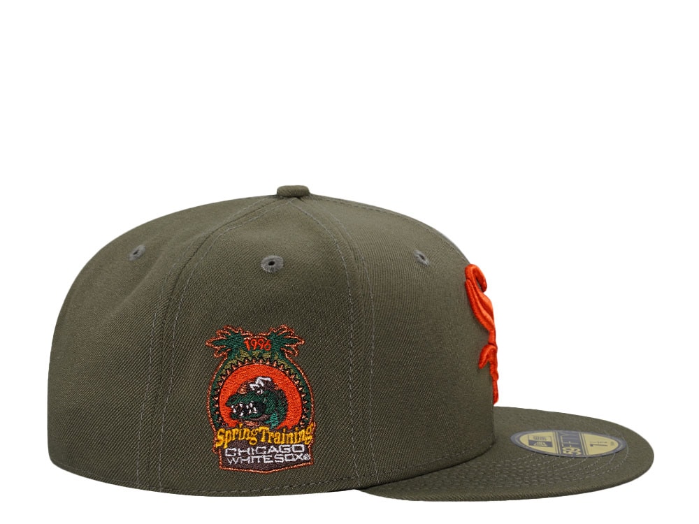 New Era Chicago White Sox Spring Training 1996 Olive Prime Edition 59Fifty Fitted Casquette