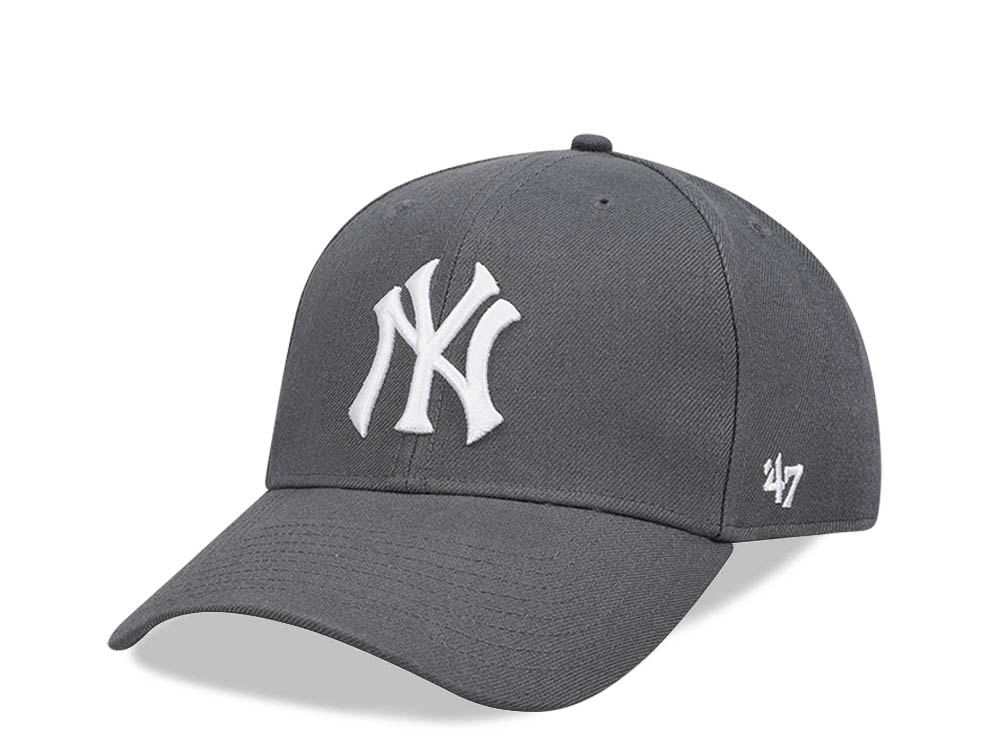 47Brand New York Yankees Charcoal MVP Snapback Casquette