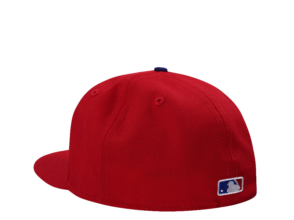 New Era Texas Rangers Wool Authentic On-Field Scarlet Prime Edition 59Fifty Fitted Casquette