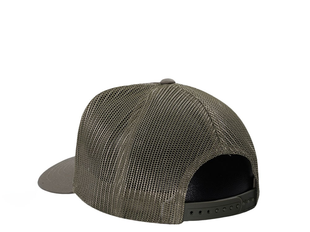 John Deere Cotton Twill Olive Trucker Snapback Casquette