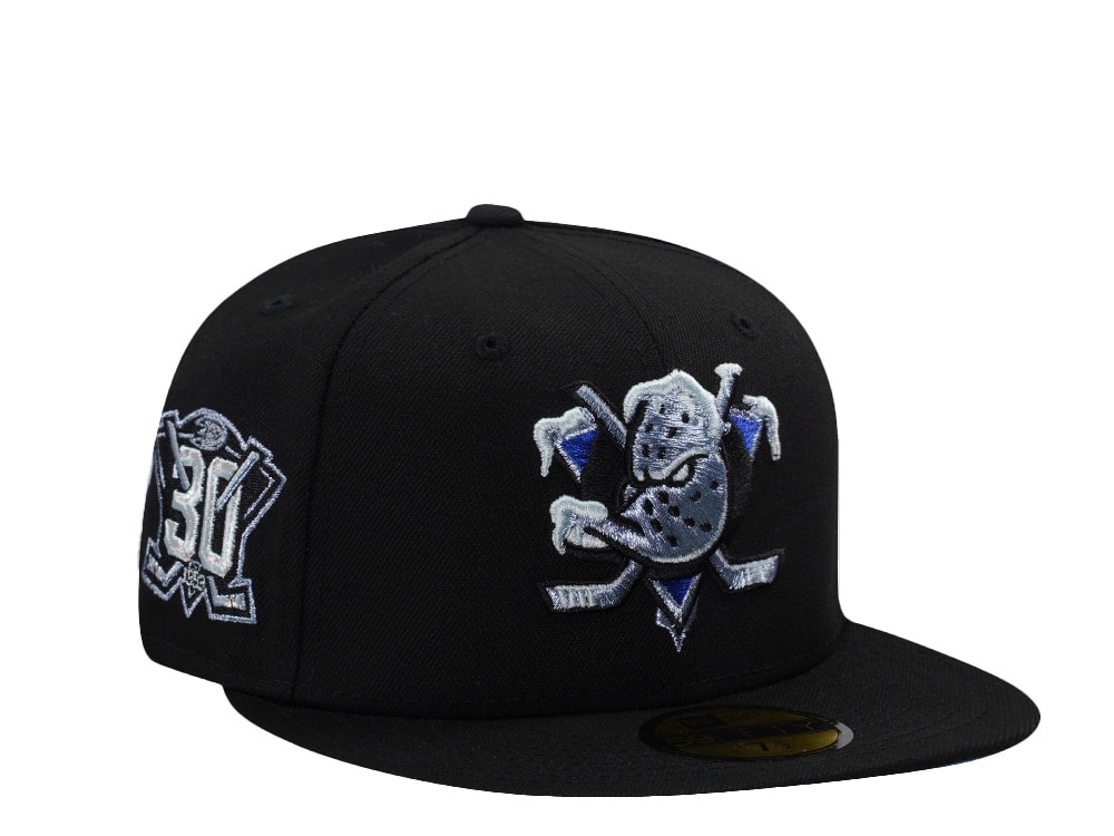 New Era Anaheim Ducks 30th Anniversary Black Prime Edition 59Fifty Fitted Casquette
