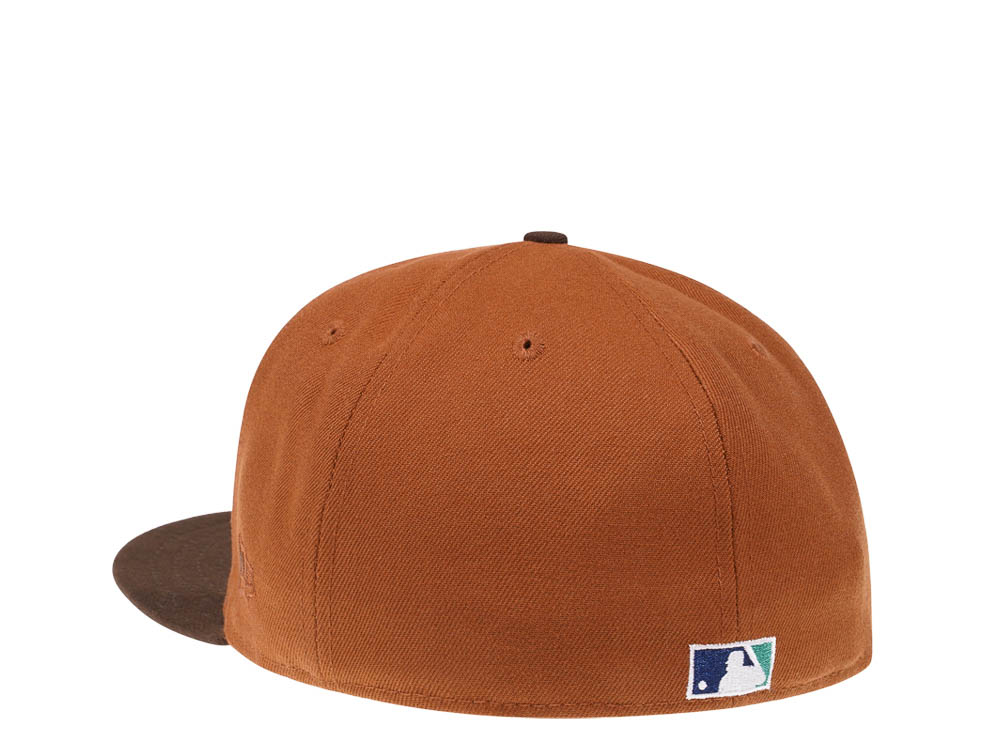 New Era Milwaukee Brewers 25th Anniversary Bourbon and Suede Edition 59Fifty Fitted Casquette