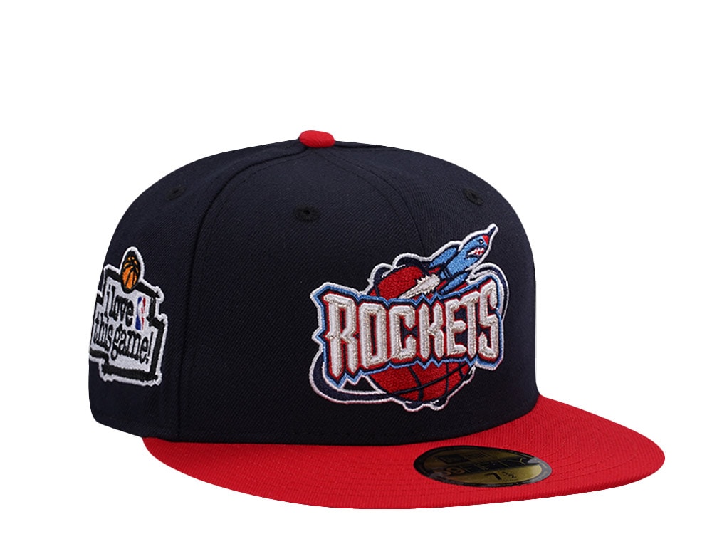 New Era Houston Rockets Love this Game Navy Two Tone Edition 59Fifty Fitted Casquette