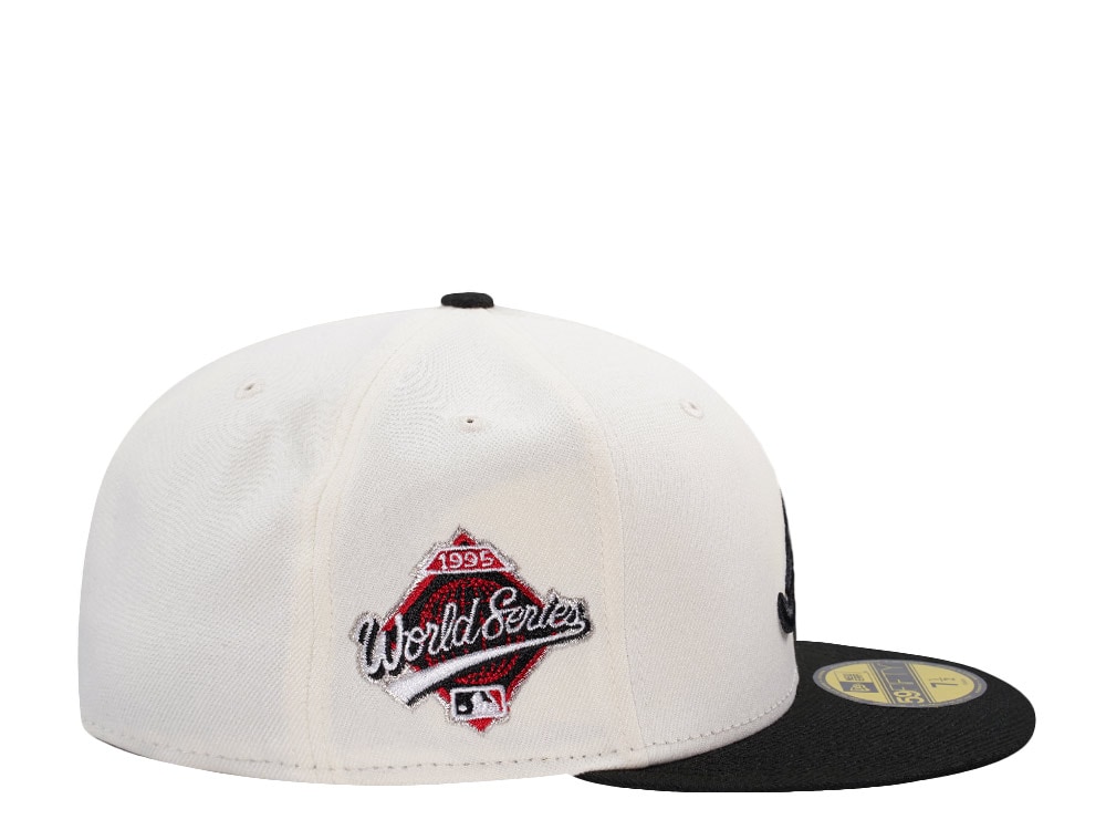 New Era Atlanta Braves World Series 1995 Chrome Two Tone Edition 59Fifty Fitted Casquette