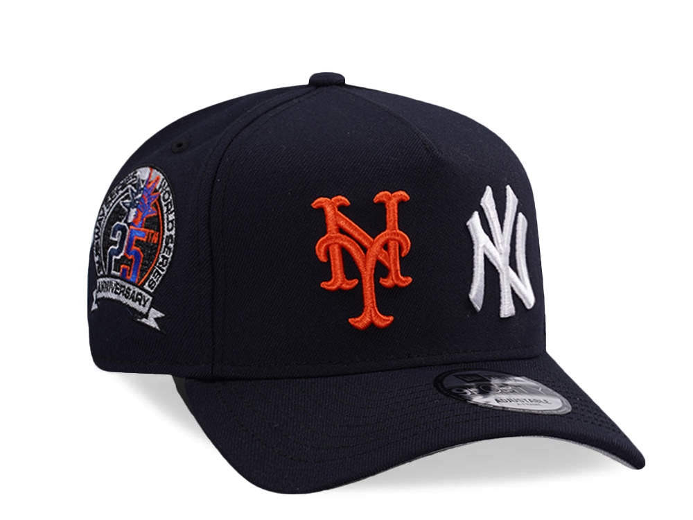 New Era New York Yankees New York Mets Navy Prime Edition 9Forty A Frame Snapback Casquette