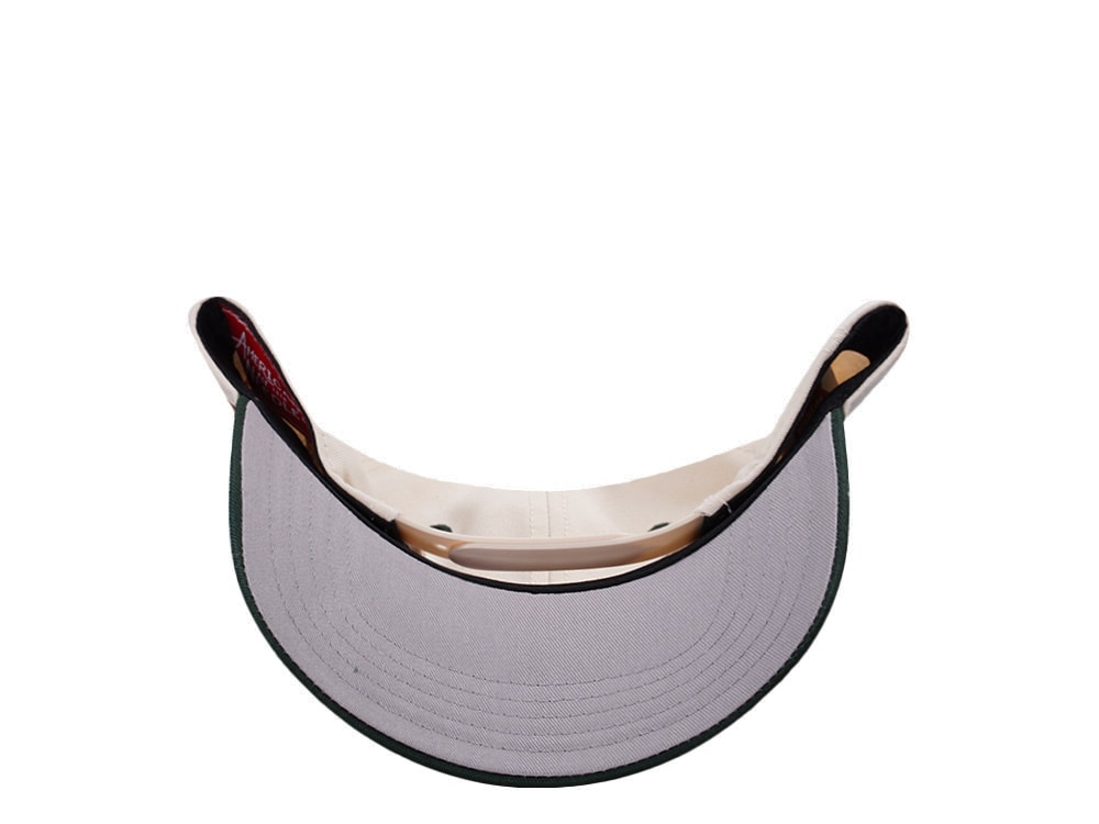 American Needle Miller High Life Ivory Roscoe Edition Snapback Casquette