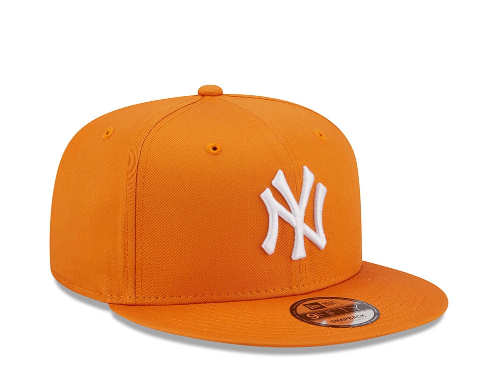 New Era New York Yankees League Essential Orange 9Fifty Snapback Casquette
