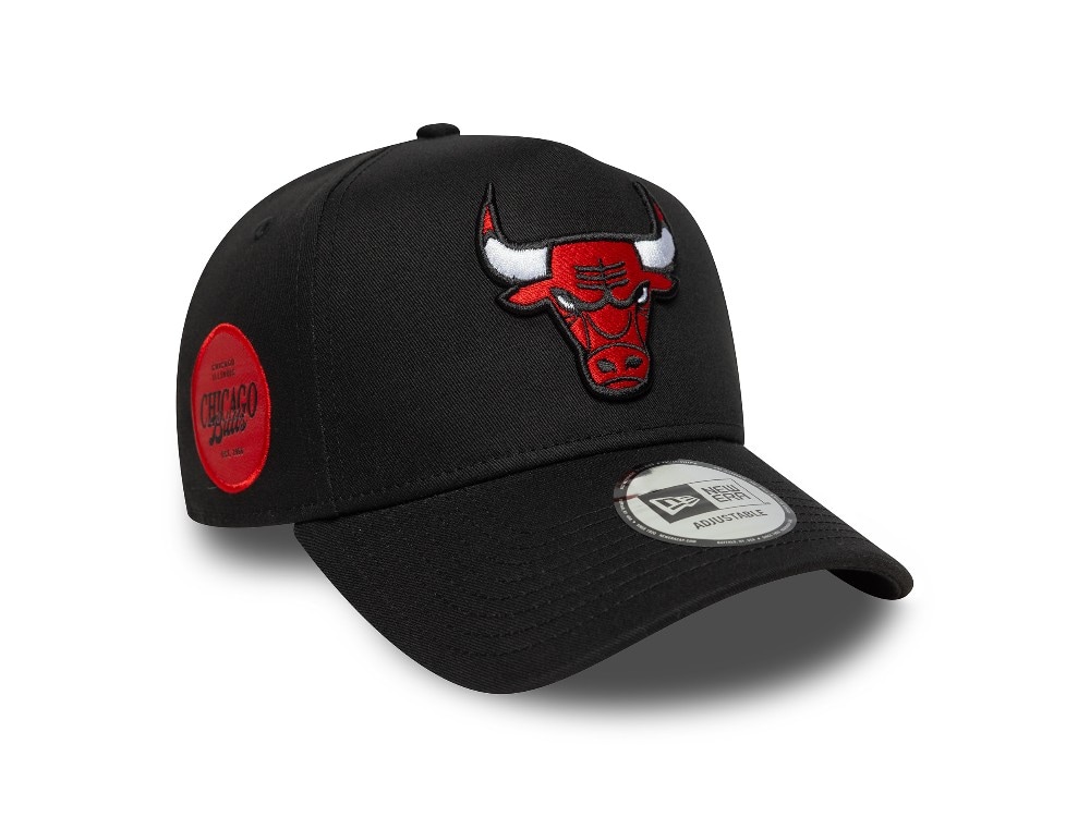 New Era Chicago Bulls Side Patch 9Forty A Frame Snapback Casquette