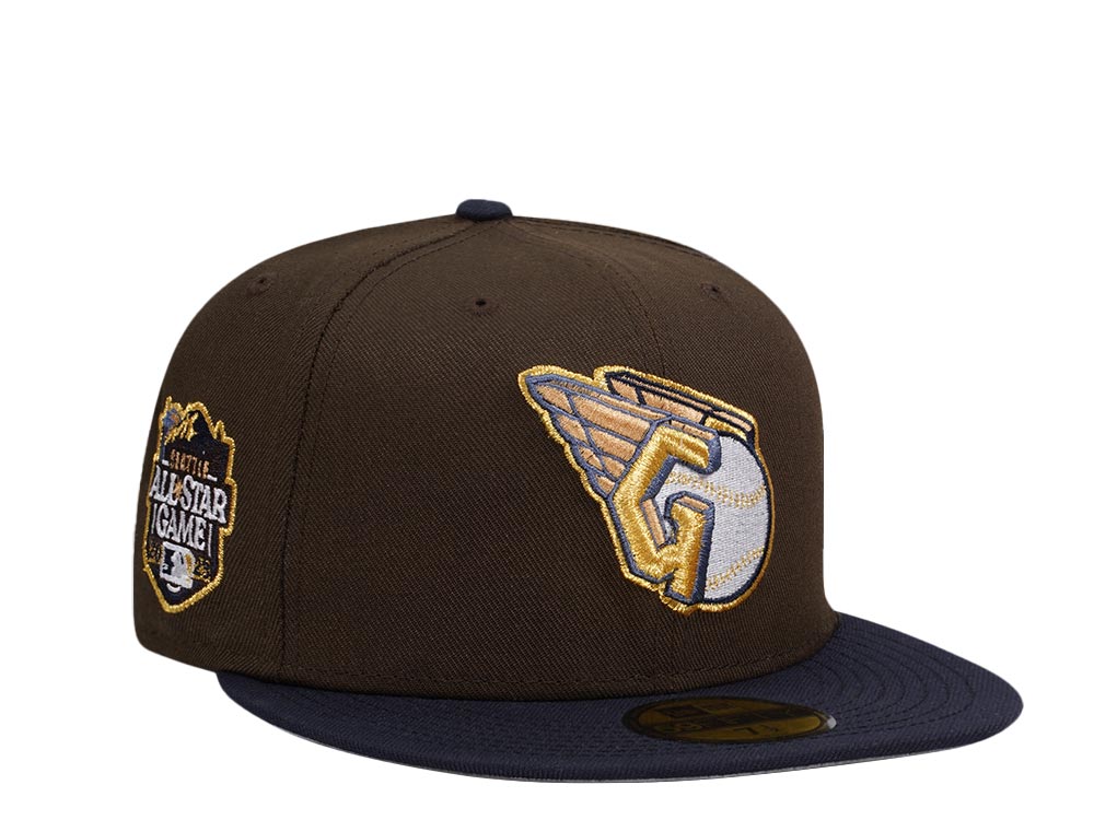 New Era Cleveland Guardians All Star Game 2023 Gold Prime Two Tone Edition 59Fifty Fitted Casquette