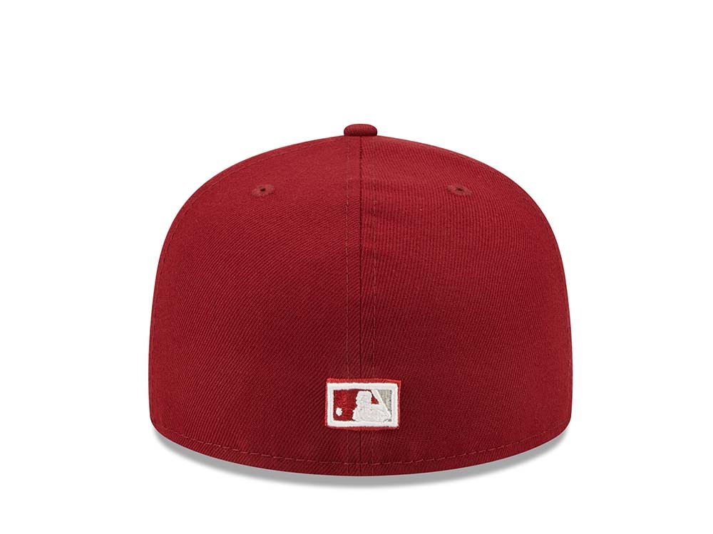 New Era Philadelphia Phillies 2x World Series Champions - Maroon Groovy Edition 59Fifty Fitted Casquette