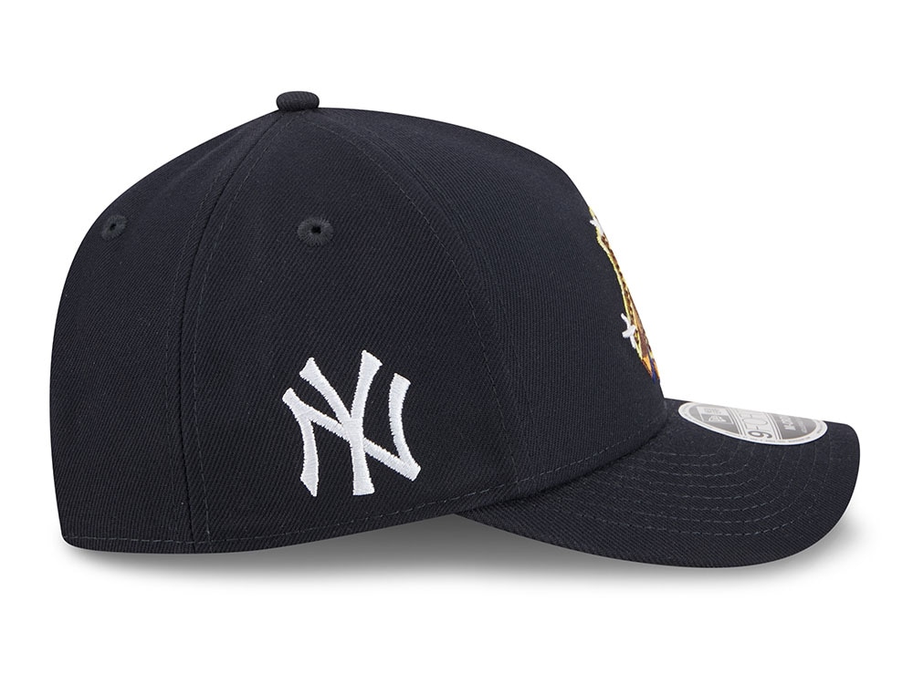 New Era New York Yankees Emblem Navy Prime 9Forty A Frame M Crown Snapback Casquette