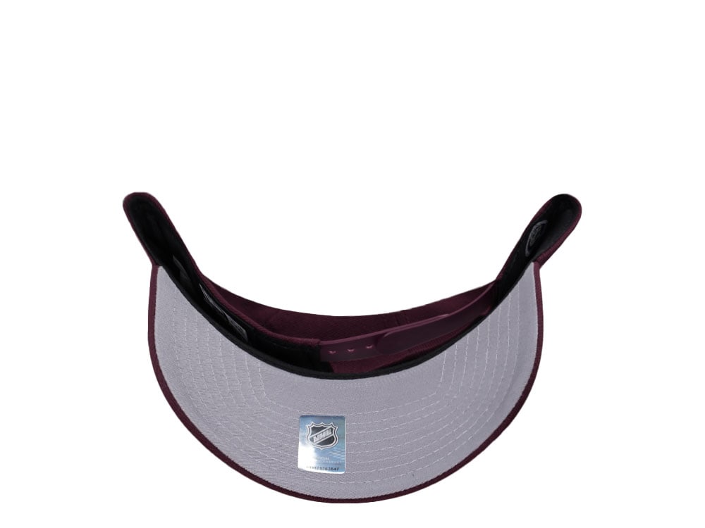 New Era Anaheim Ducks 30th Anniversary Maroon Prime Edition 9Forty A Frame Snapback Casquette