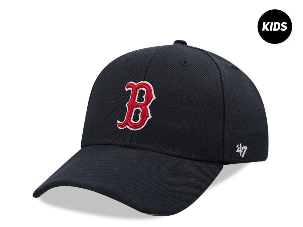 47Brand Boston Red Sox Navy MVP Kids Strapback Casquette