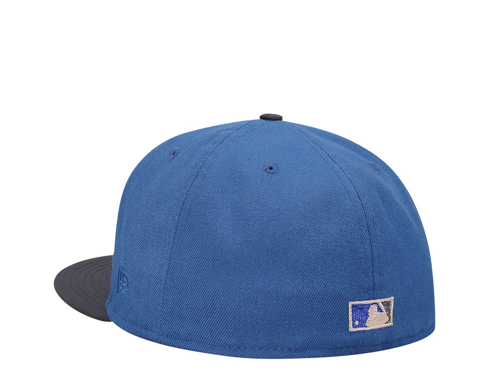 New Era Cleveland Indians All Star Game 1981 Indigo Metallic Two Tone Edition 59Fifty Fitted Casquette