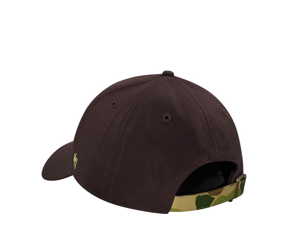 47Brand Anaheim Ducks Brown Frog Skin Camo MVP Strapback Casquette