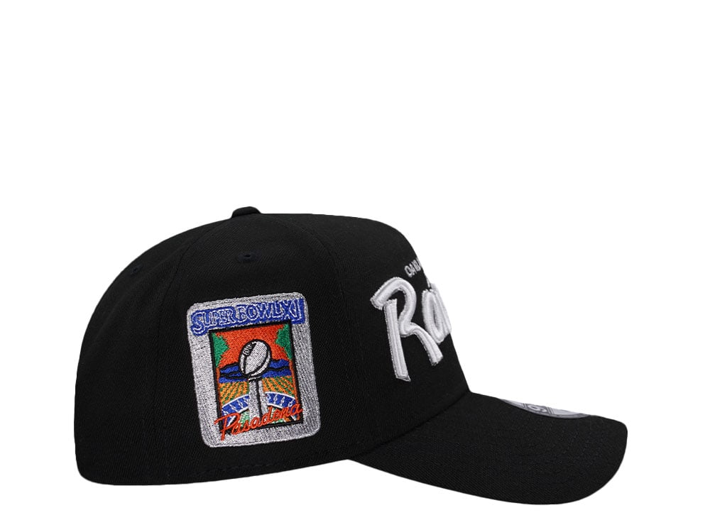 New Era Oakland Raiders Super Bowl XI Black Prime Edition 9Forty A Frame Snapback Casquette