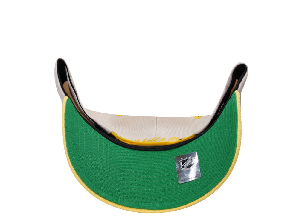 Mitchell & Ness Pittsburgh Penguins Chrome Two Tone Pro Crown Fit Snapback Casquette