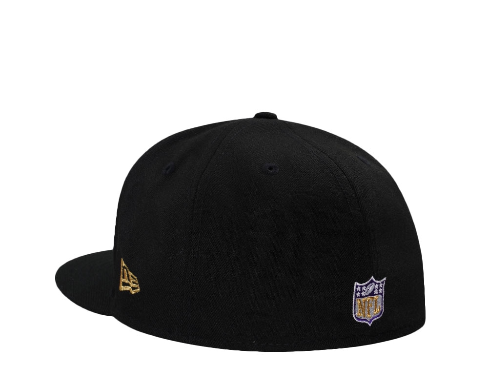 New Era Minnesota Vikings Draft 1998 Black Prime Edition 59Fifty Fitted Casquette