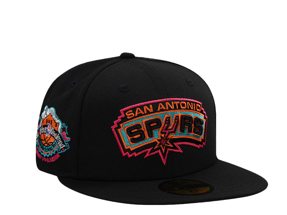 New Era San Antonio Spurs All Star Weekend 1996 Black Prime Edition 59Fifty Fitted Casquette