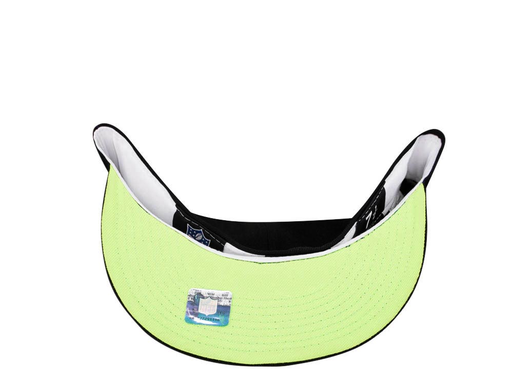 New Era Seattle Seahawks Super Bowl XL Black Neon Edition 59Fifty Fitted Casquette