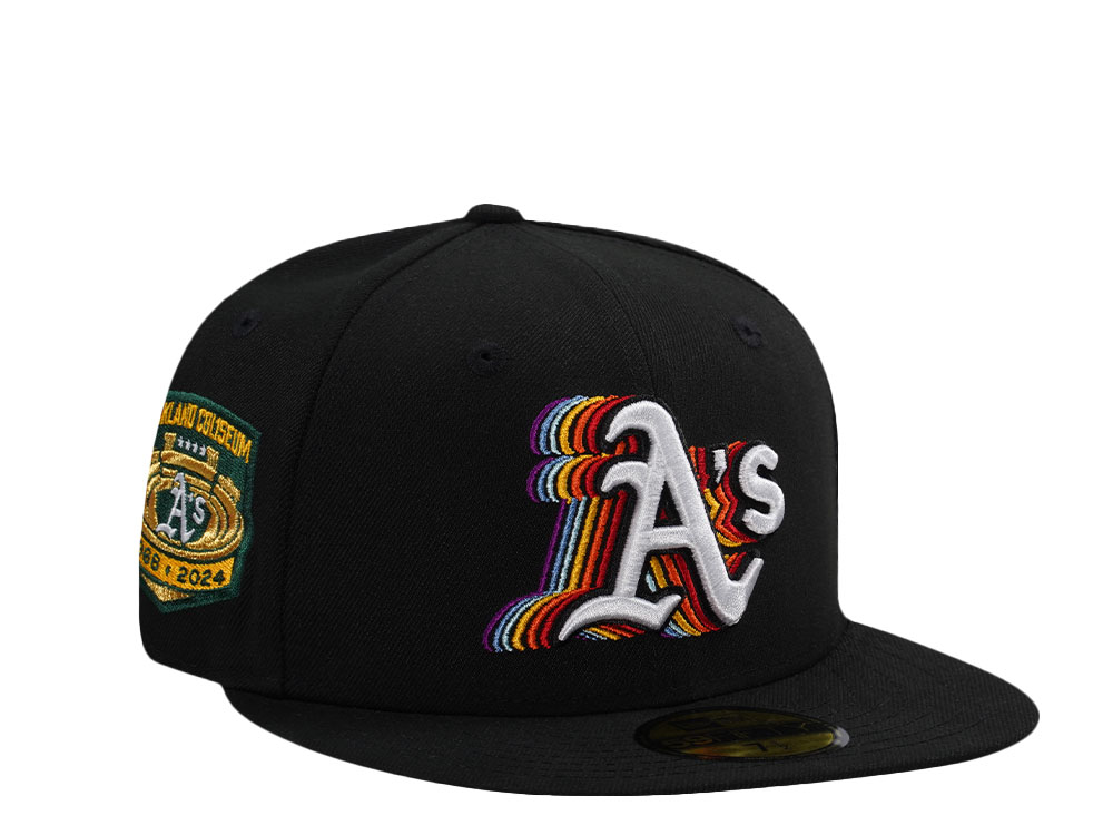 New Era Oakland Athletics Oakland Coliseum Black Prime Edition 59Fifty Fitted Casquette
