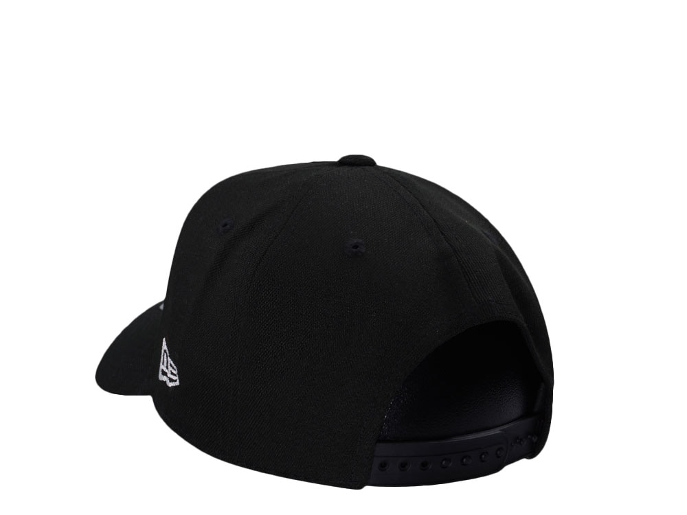 New Era Brooklyn Nets Classic Script Black Prime Edition 9Forty A Frame Snapback Casquette