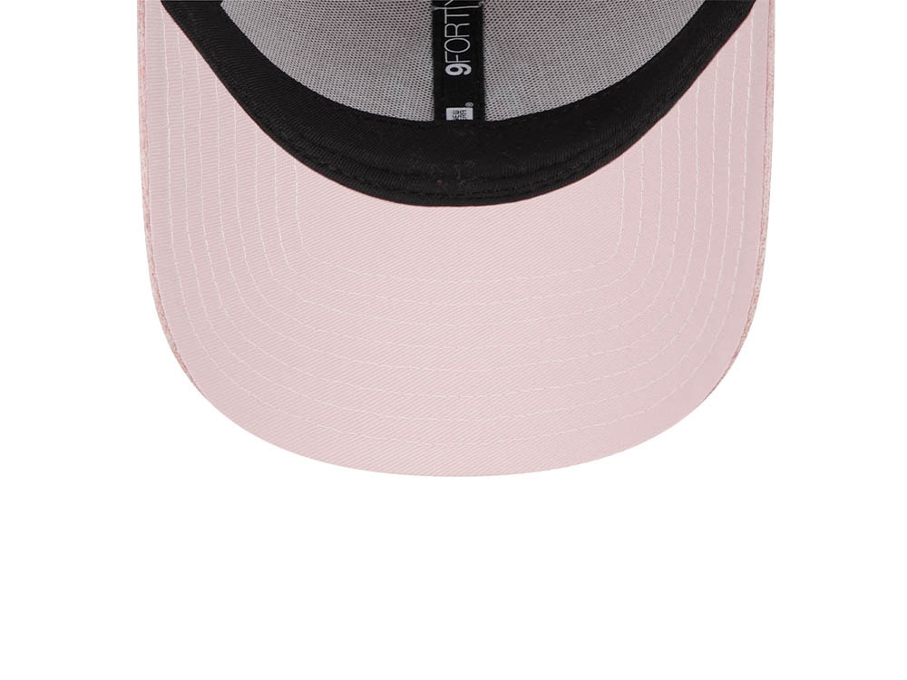 New Era New York Yankees Fleece Pink Womens 9Forty Strapback Casquette