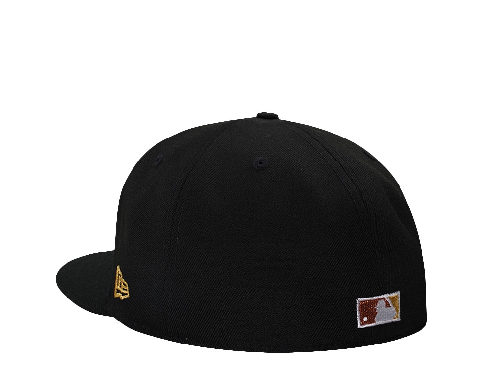 New Era New York Mets 40th Anniversary Black Copper Gold Edition 59Fifty Fitted Casquette