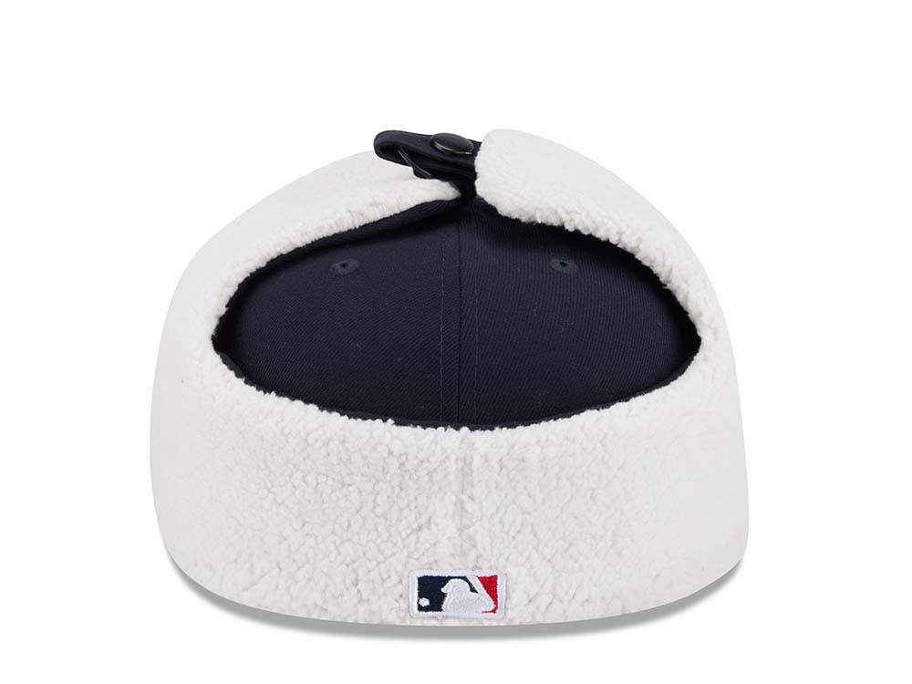 New Era Atlanta Braves Classic Navy 59Fifty Dogear Fitted Casquette