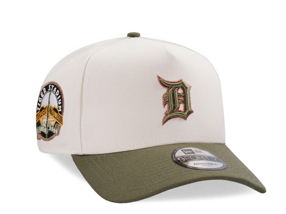 New Era Detroit Tigers Stadium Series Cream Two Tone Edition 9Forty A Frame Snapback Casquette