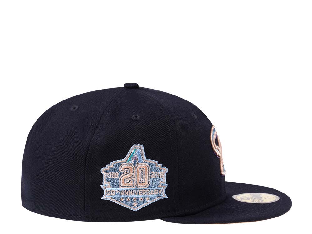 New Era Arizona Diamondbacks 20th Anniversary Arctic Peach Edition 59Fifty Fitted Casquette