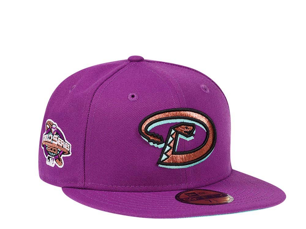 New Era Arizona Diamondbacks World Series 2001 Sparkling Mint Edition 59Fifty Fitted Casquette