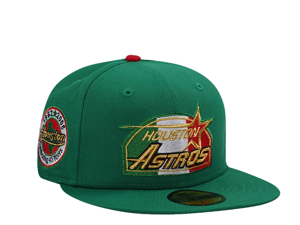 New Era Houston Astros 45th Anniversary Kelly Green Prime Edition 59Fifty Fitted Casquette